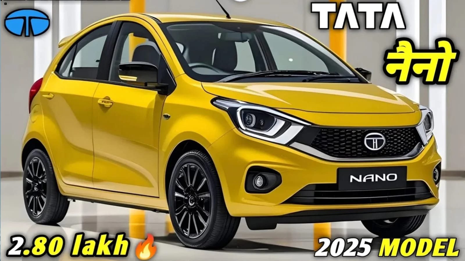 Tata Nano 2025,  Tata Nano new model,  Tata Nano 2025 price,  Tata Nano EMI offer,  Budget cars India 2025,  Best mileage car India,  Tata Nano features,  Small car with sunroof,  Tata Nano touchscreen car,  Zero downpayment cars India
