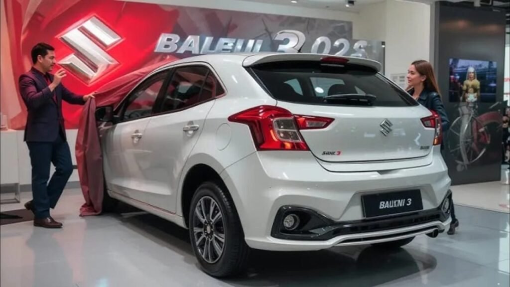 Maruti Baleno 2025 review, Maruti Baleno EMI offer, 36 kmpl mileage car India, Baleno new model features, Maruti Baleno downpayment ₹40000, best budget hatchback 2025, Maruti Suzuki premium hatchback, Baleno 2025 sunroof model, low EMI cars in India, mileage car under 7 lakh